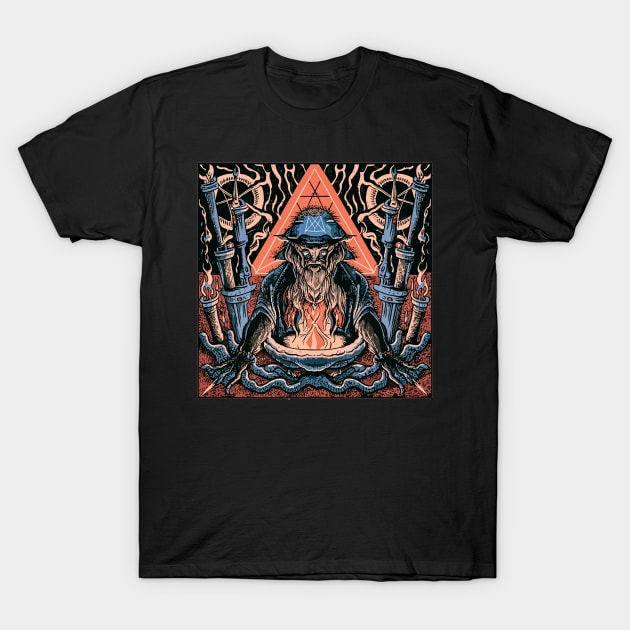 Darkened Divinity : Occultism On Veins T-Shirt by Lucifer